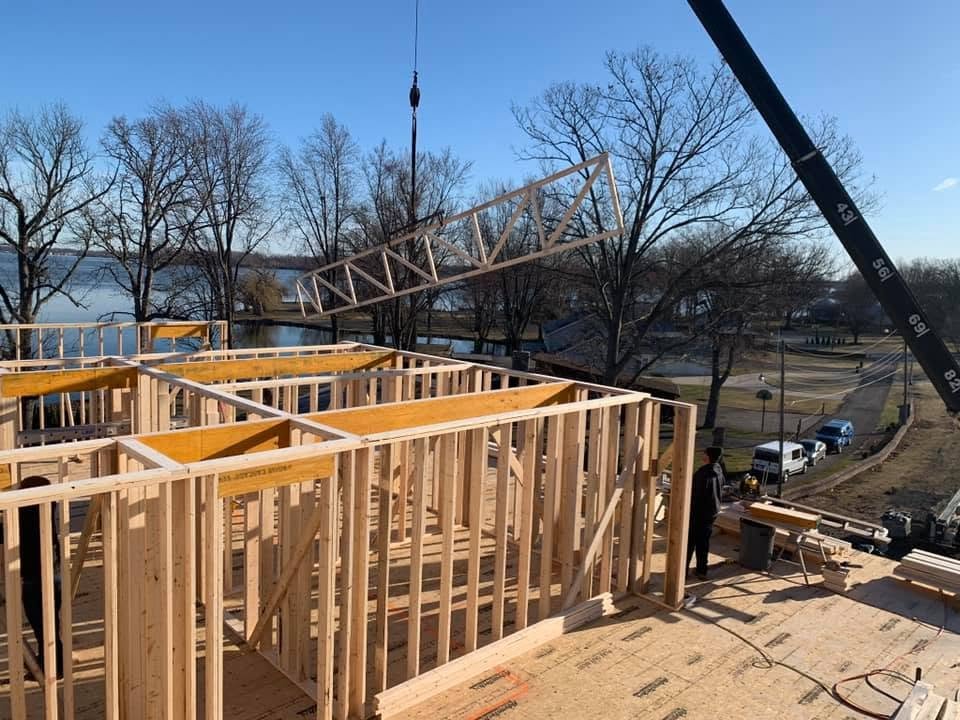 Custom home framing project